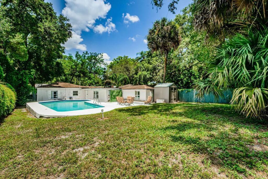Beautiful Pool House In Old Seminole Heights! Villa แทมปา ภายนอก รูปภาพ